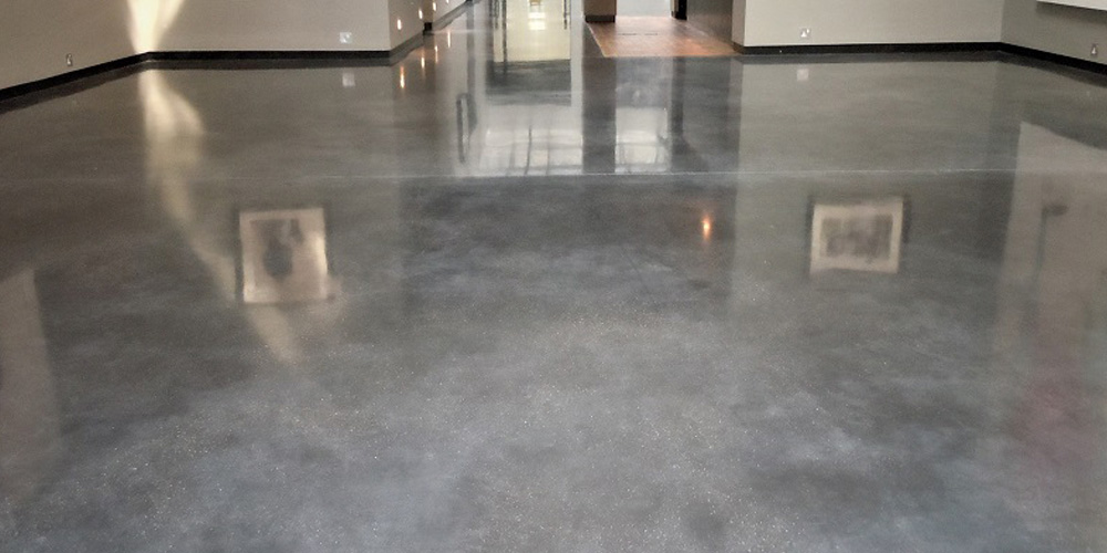 professional polished concrete floor polishing 